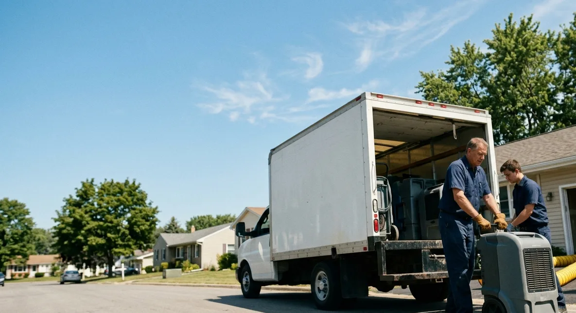 Water Damage Cleanup in Harveysburg, OH near me